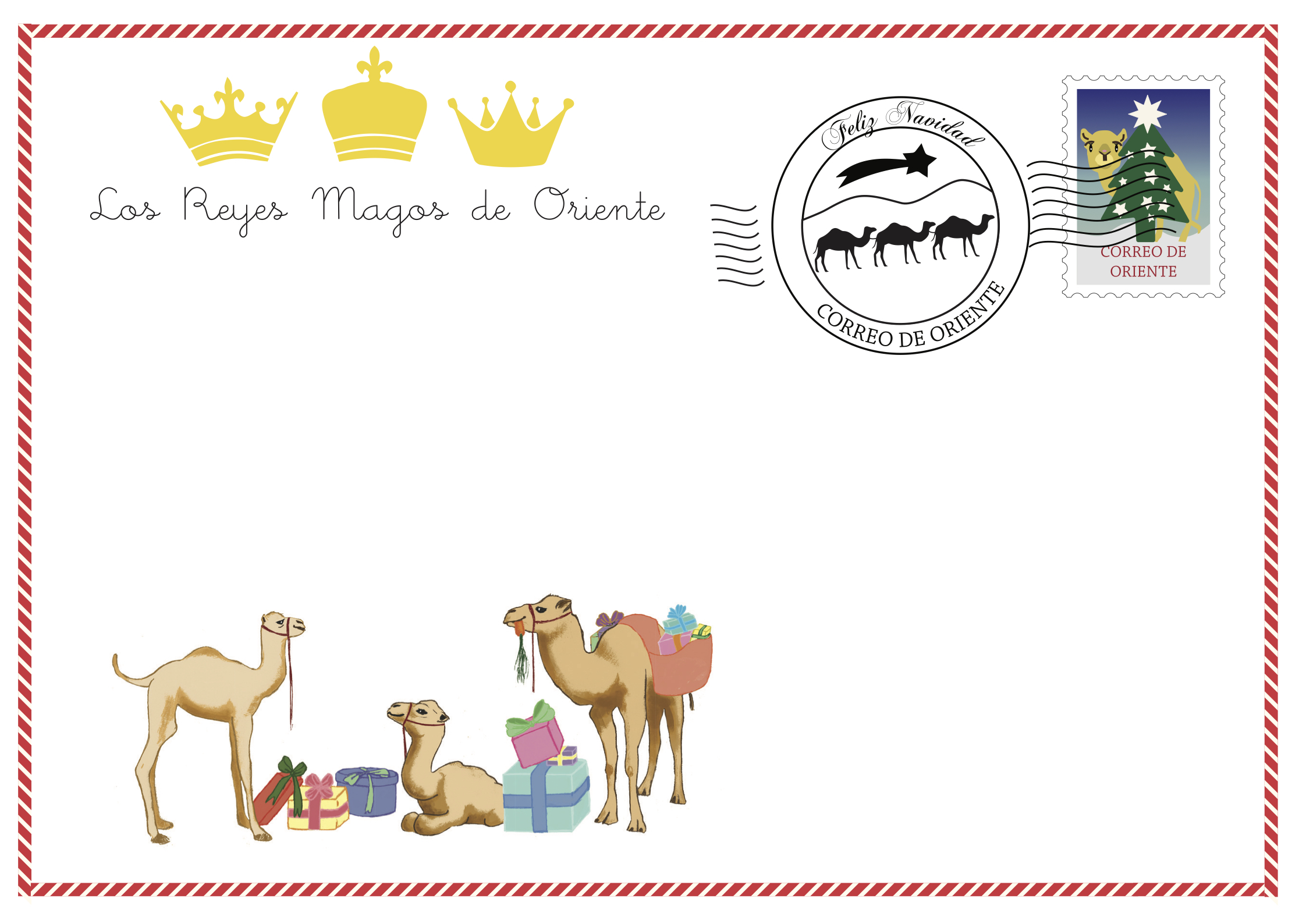 Sobre Reyes Magos Pdf Carta especial (revela el secreto) (descargable) - Cartas Encantadas
